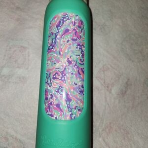 Lilly Pulitzer Teal and Multicolor Tumbler